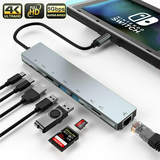 USB C to HDMI Adapter,DEEPTOK USB 3.0 hub 3 in 1 Type C to hdmi Multiport with USB 3.0 Port 4K HDMI and PD Charging Port Compatible Projector MacBook,Chromebook Pixel,Samsung Galaxy s8,s8 Plus 